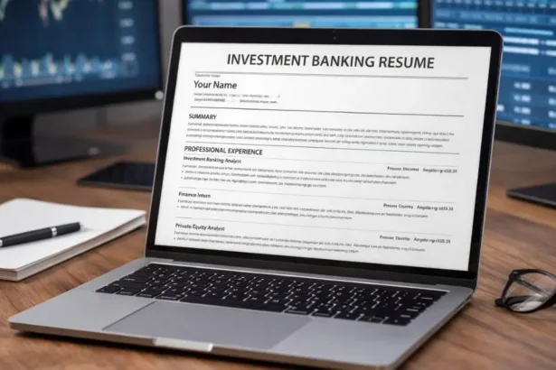 investment banking resume