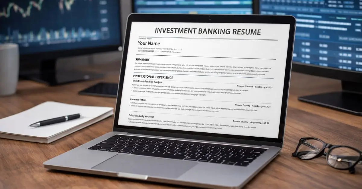 investment banking resume