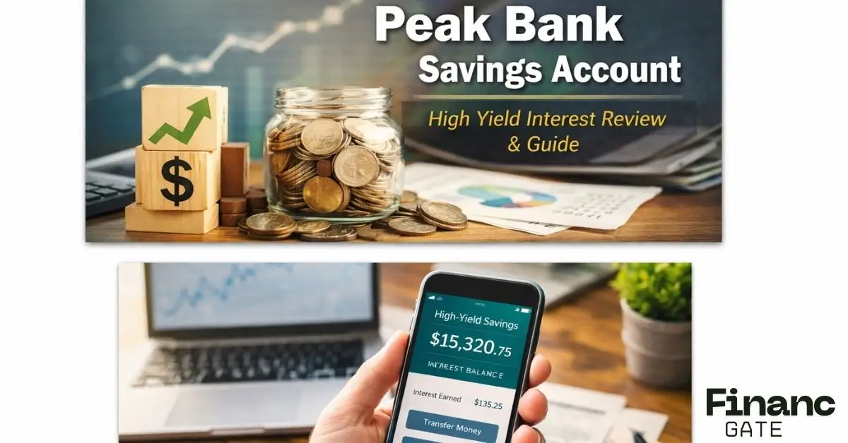 peak bank savings account high yield interest