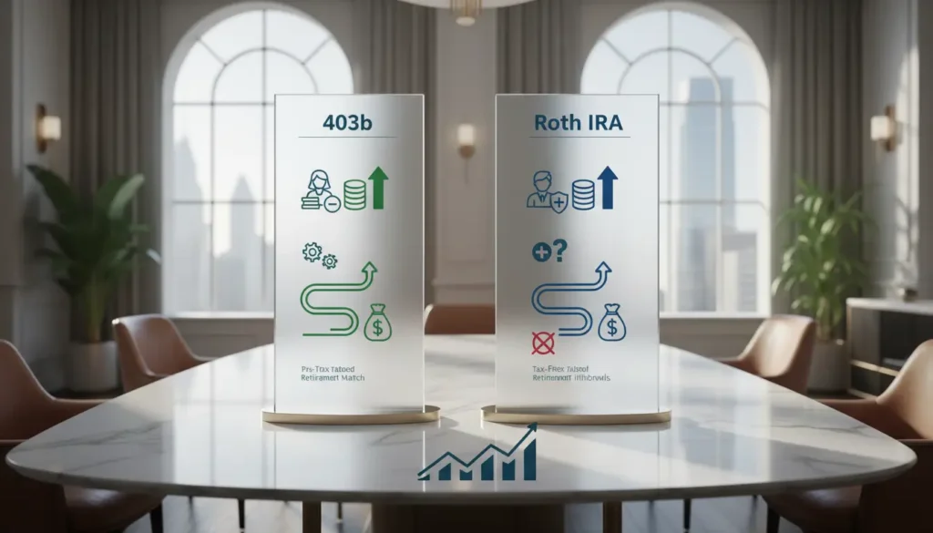 403b vs roth ira