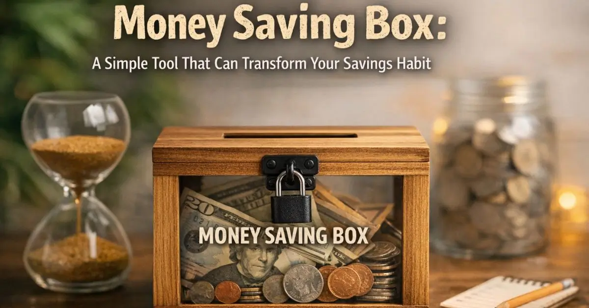 money saving box